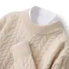 Comercio exterior transfronterizo Amazon AliExpress dropshipping suéter de lana pura para hombre, cuello semi-alto, jacquard, suéter de punto grueso