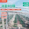 Filme de Polietileno Transparente Anti-Embaçante Anti-Gotejamento Alta Transmitância Filme para Estufa Agrícola de Vegetais Tecido Plástico Espessado Filme para Plantio