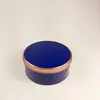 Latas Redondas de Folha de Flandres Personalizadas pelo Fabricante, Latas para Biscoitos, Latas para Embalagem de Alimentos, Latas Metálicas para Doces e Lanches