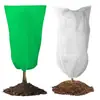 Cubierta de Protección para Plantas No Tejida con Cordón Cremallera Anti-congelación Protección contra el Frío Tipo Engrosado Cubierta de Aislamiento Anti-heladas para Plantas