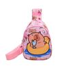 Bolso de Pecho Capibara 2026 Nuevo Lindo Bolso de Hombro para Niños Guardería Nylon Ligero Dibujos Animados Monedero Exterior