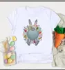 Camiseta divertida de manga corta con estampado de pata de letra de patrón de comercio exterior para mujer, nueva europea y americana wish a través de cuello redondo