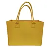 Estoque Disponível Bolsa de Feltro Bolsa de Armazenamento Simples Presente para Casa Sacola de Embalagem para Compras Bolsa de Feltro Logo