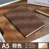 Set de Logotipo de Cuaderno de Piel de Oveja Personalizado A5 Simple Engrosado Bloc de Notas para Estudiantes Bloc de Notas para Oficina de Negocios