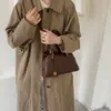 Bolsa de Ombro Única Feminina Simples Retro de Luxo Leve Versátil para Outono/Inverno 2026
