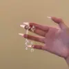 Pendientes Largos con Borla de Zirconia Microincrustada Estilo Coreano para Mujer, Lujo Ligero, Elegantes, Pendientes de Gama Alta, Pendientes de Moda y Versátiles Venta al por Mayor