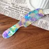 Pente de Cabelo Portátil, Pente Grande de Dentes Largos Exclusivo de Nicho, Pente Pequeno para Cabelos Curtos, Pente de Acetato, Mini Pente