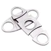 Venta al por mayor de fábrica tijeras para cigarros de metal acero inoxidable simples tijeras para cigarros conjunto de fumador de nieve europeo y americano cuchillo de berenjena