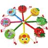 Reloj despertador de piano de ocho tonos con cuentas pequeñas de cuerda para niños tocando el piano traje juguete de madera bebé educación temprana rompecabezas bloques de construcción envío gratis