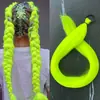 Peluca de Fibra Sintética de Exportación de una Pieza Cola de Caballo Morada Colorida Banda Elástica para el Cabello Atadura para el Cabello Cola de Caballo Colorida