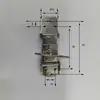 Cerradura de hebilla giratoria de acero inoxidable 304, Cerradura de hebilla de mariposa de compresión para estuche, Accesorios para equipaje de venta directa de fábrica
