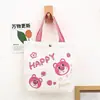 Bolsa de Lona Leve Infantil Desenho Animado Bolsa para Presente de Aniversário da Educação Infantil Bolsa Tote de Lona para Estudante Bolsa Pequena