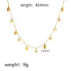 Pulseira Retrô Francesa Exquisita de Aço Inoxidável Oval Contas Douradas Corrente de Contas Oliva Joia Joia de Mão Pulseira Pequena Fresca Colar