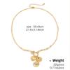 Kenjay moda europea y americana diseño original collar con colgante multi-elemento relieve de diamante monedas antiguas transfronterizas multi-colgante mujer