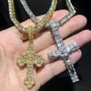 Colgante de Cruz Nube Transfronterizo Nuevo Hiphop Hip-hop Rap Diamante Personalidad Combinable Tendencia Moda traje