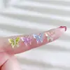 Gênio da Manicure Joias de Borboleta Padrão Degradê Borboleta Tridimensional Simulação Decoração de Unha Broca diy Acessórios para Capa de Celular