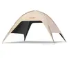 Tienda de campaña tipo dosel de vinilo para acampar al aire libre, fácil de montar, forma de cúpula, a prueba de sol, juego de seis piezas con mesa y sillas, modelo 2026 nuevo parasol