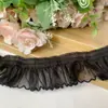 5cm Borde de Organza Fino Encaje de Alta Calidad Adorno Cuello Dobladillo para Faldas Hecho a Mano DIY Accesorios para Ropa
