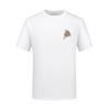 Camiseta de Verano Ropa para Hombre 2026 Manga Corta Algodón Mercerizado Camiseta Atuendo de Pareja Brillo Tendencia Marca Talla Grande Top de Media Manga
