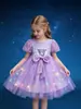 Popular Vestido de Princesa Kuromi al por Mayor para Niños, Vestido Tutú con Lentejuelas para Niños Pequeños, Atuendo de Presentación, Vestido de Tul de Verano