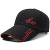 Gorra de béisbol de ala extendida de nuevo estilo para primavera y verano para hombre, gorra con visera estampada con ala tipo sándwich para exteriores