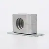 Abrazadera de tubo de aleación de aluminio ligera SFLL5 abrazadera de tubo de aceite de un solo agujero pieza de fijación abrazadera de tubo hidráulica abrazadera de tubo de aleación de aluminio ligera
