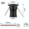 Holofote Embutido Pequeno 1W DC12V Armário Adega Armário de Exposição de Joias Luz de Teto Mini Downlight Luz de Polegar