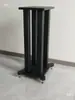 Soporte de Altavoz de Piso con Bandeja Estantería Soporte Pequeño para Altavoz Trípode de Audio Soporte Amortiguador de Vibraciones para Escritorio