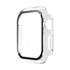 Capa para Apple Watch Adequada para Iwatchs12 Capa Protetora de Relógio Película Temperada de PC Capa S10 Fosca e Capa de Relógio Integrada com Película