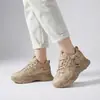 Tênis Chunky Feminino Estilo Pai 2026 Primavera Novo Estilo Coreano Sapatos de Estudante Tênis Casuais Femininos