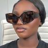Gafas de sol de moda ojo de gato polígono arcoíris 2024 nuevas transfronterizas europeas y americanas gafas de sol de tendencia personalidad
