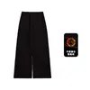 Pantalones de Invierno 2025 para Niñas Amybaby Nuevos Casual Versátiles Sueltos Rectos Adelgazantes Altos de Pierna Ancha