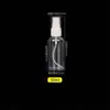 Frasco Borrifador 100ML Frasco Pequeno Borrifo Fino Frasco Borrifador de Desinfecção Tônico Perfume Engarrafado Frasco Plástico Transparente Multi-especificação
