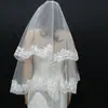 Velo de Novia, Blanco, de Dos Capas, con Peine, Borde de Encaje Bordado, Adecuado para Sesiones de Fotos en Estudio y Estilismo para Fotografía de Viajes