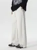 Pantalones Casuales de Primavera Rectos de Pierna Ancha de Moda Estilo Americano Jianheng para Hombre, Pantalones Deportivos Largos con Capas Laterales con Caída a la Moda para Mujer