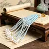 Estilo Antiguo Borla DIY Accesorios para Joyería Brocado Song Borla Hecha a Mano de Cuentas de Arroz Flecos Colgante de Color con Cuentas Accesorios