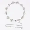 Cadena de cintura de metal retro de estilo étnico tallado para mujer, cinturón de vestir de alta gama, cadena de pantalones decorativa versátil para mujer, venta al por mayor