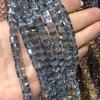 Nuevas cuentas sueltas de cristal cuadradas tridimensionales naturales de 6 mm, diversas cuentas de vidrio, pulseras, collares, accesorios de joyería, venta al por mayor