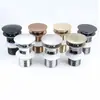 Desagüe Emergente de Cobre Transfronterizo Núcleo de Cobre Tapa de Cobre Gran Desplazamiento Baño Emergente Presionar Lavabo Desagüe Anti-Olor