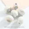 Accesorios de Ropa Coloridos Cerámica Ovalada Cuentas Sueltas Cadena de Teléfono Móvil Pulsera Material Cuentas de Agujero Grande Joyería DIY Lote Spot