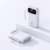 Power Bank de 10,000 mAh con Cable Integrado, Conveniente Fuente de Alimentación Móvil de Gran Capacidad, Regalo Corporativo con Impresión de Logo, Al Por Mayor