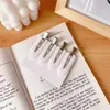 Pasador de Pelo Ins para Niña Pasador de Pelo Colorido Pasador Coreano para el Cabello Clip Lateral para Flequillo Sin Costuras Pasador DIY