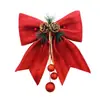 Lazo Grande Navidad Lazo de Polvo Dorado Colgante Árbol de Navidad Decoración Navideña Regalo