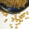 ¡500 Piezas Por Paquete! Cuentas Tubulares Redondas de Plástico Cuentas Espaciadoras Pequeñas Accesorios para Pulseras Resina Amarillo Blanco Negro Rojo Aprox. 3*2 Agujeros 1.5mm