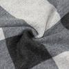 Bufanda de lana personalizada mezclada con jacquard cepillado invierno cálido bufanda de hombre patrón personalizado de fábrica bufanda de mujer