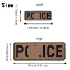 Velcro Transfronterizo Grande Personal de Seguridad Inglés Parche de Tela Bordado Insignia Decorativa Trasera Parche Transfronterizo