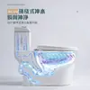 Asiento de Inodoro Jomoo Sifón Súper Remolino Antihielo Antiobstrucción Tubería Grande Potencia de Descarga para Uso Doméstico Tamaños Grande, Mediano, Pequeño