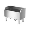 Fregadero para trapeador de acero inoxidable 304, Suministro directo del fabricante, Fregadero rectangular engrosado con orificio de drenaje, Fregadero doméstico para trapeador y trapo