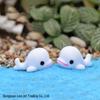 Decorações de paisagismo de tanque de peixes Paisagismo oceânico Grande e pequeno golfinho musgo carnudo Micro paisagem garrafa ecológica Acessórios DIY