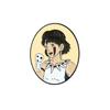 Insignia Metálica Redonda de Personaje de Dibujos Animados Anime Japonés Espantapájaros Totoro Broche Aleación con Goteo de Aceite Accesorios para Bolso